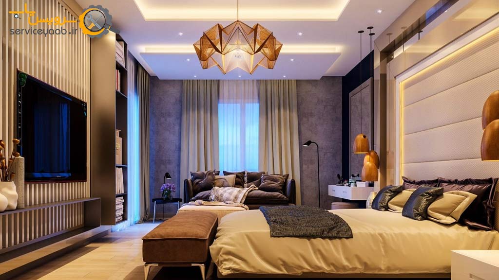 دکوراسیون داخلی اتاق خواب در شیراز