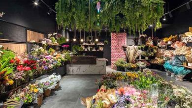 طراحی داخلی گلفروشی در شیراز